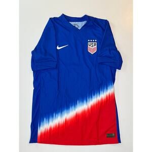 Nike USA 2024 away Authentic Soccer Jersey Blue Tie Dye Size XL Kids